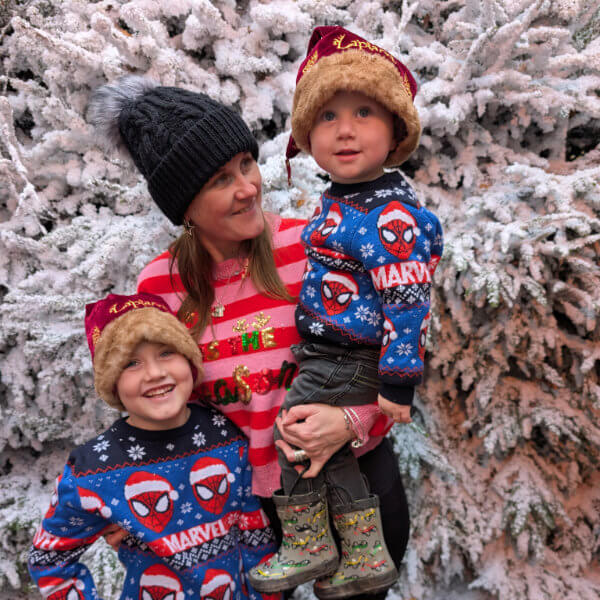 Sarah and kids